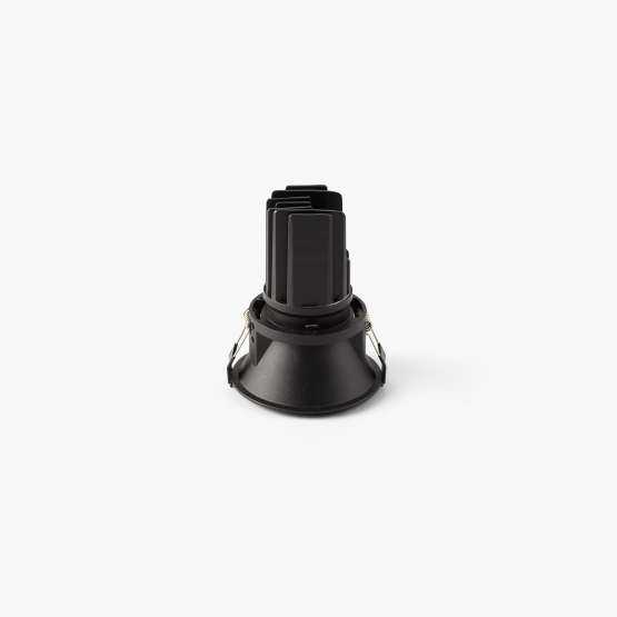 Tulipa Черный встраиваемый даунлайт 7W 24° 4000K CRI90 TRIAC IP44 — изображение 2