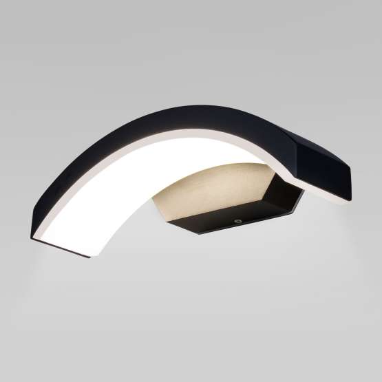 Пылевлагозащиwbrщенный настенный светодиодный светильник Asteria D IP54 1671
                    Techno LED черный