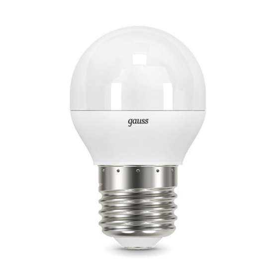 Светодиодная лампа Gauss Шар 9|5W 950Lm 4100K E27 105102210 — изображение 2
