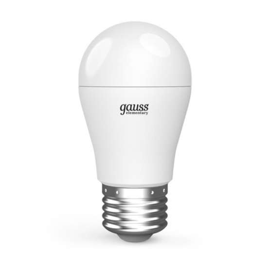 Светодиодная лампа Gauss BASIC Шар 13W 1200Lm 3000K E27 10502132 — изображение 2