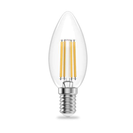 Светодиодная филаментная лампа Gauss FILAMENT ELEMENTARY Свеча 10W 670Lm 4100K E14 32120 — изображение 2