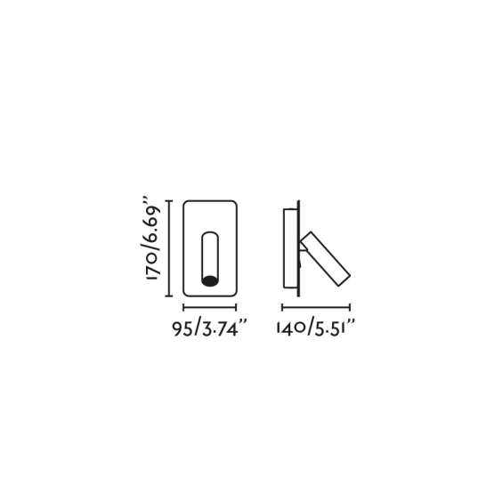 SUAU USB C Белый настенный светильник для чтения LED 3W — изображение 2
