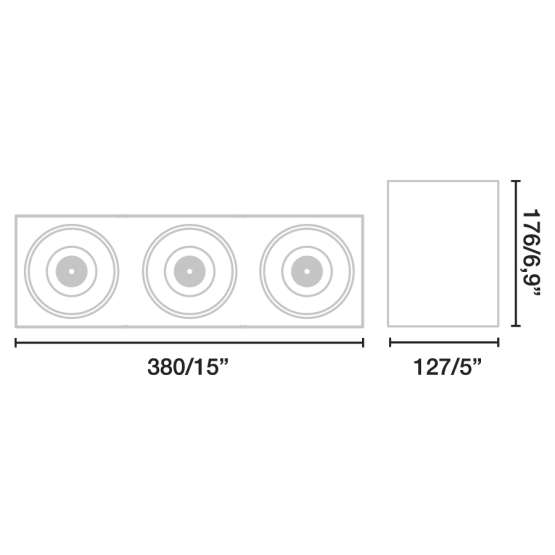 Накладной светильник TEKO 3 черный LED FOOD 72W MEAT 20є — изображение 2