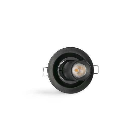 Встраиваемый светильник KOPE черный Ш85 7W 4000K CRI90 36є NEGRO DALI — изображение 2