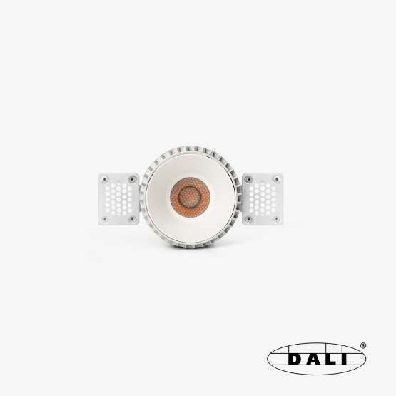 Tulipa Белый встраиваемый даунлайт без рамки 7W 36° 2700K CRI90 DALI