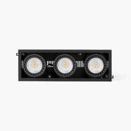 Встраиваемый светильник MINI COLIN-3 черный LED 54-75W 3000K 20°