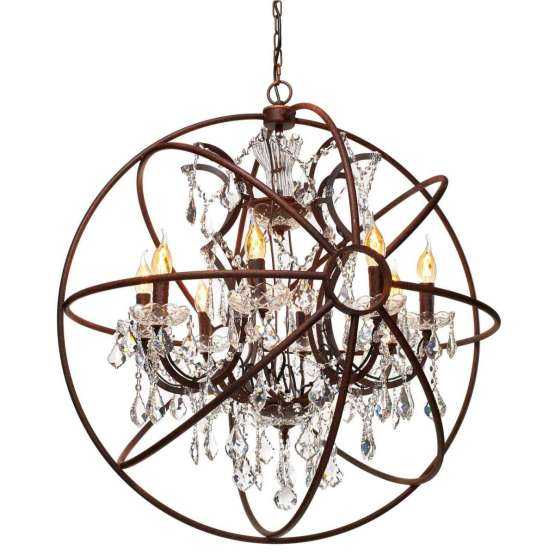 LOFT1897/8 Подвесная люстра LOFT IT Foucaults orb crystal — изображение 2
