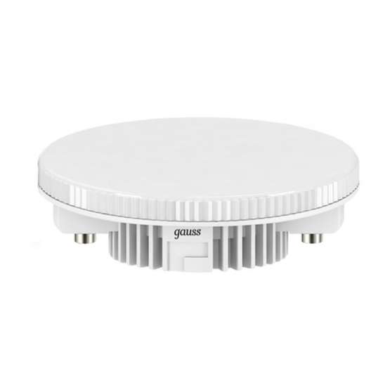 Светодиодная лампа Gauss 6W 490Lm 4100K GX53 108008206 — изображение 2