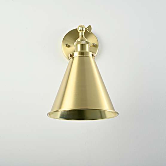 Бра Cone 20Th C.factory Filament Gold Ii By Imperiumloft — изображение 2