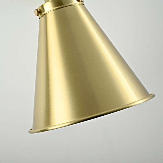 Бра Cone 20Th C.factory Filament Gold Ii By Imperiumloft — изображение 3
