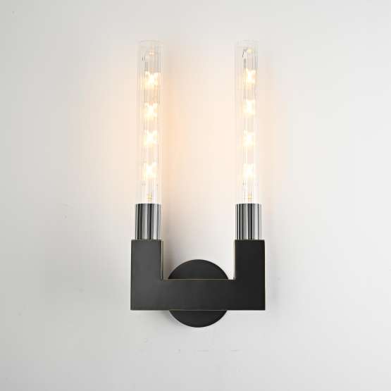 Бра Canelle Wall Lamp Double Sconces Black By Imperiumloft — изображение 3