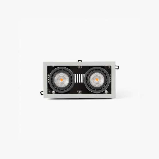 Встраиваемый светильник NANO COLIN-2 с рамкой серый LED 14 - 24W 3000K 20є — изображение 2