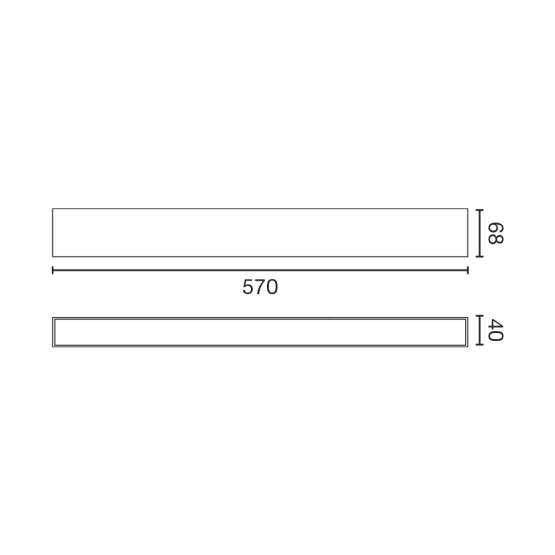 VIA EVO Потолочный светильник 570 25W 4000K белый DALI — изображение 2
