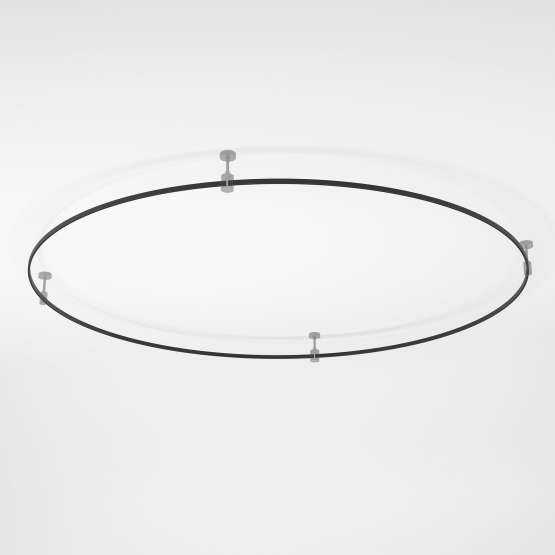 Esthetic Magnetic Шинопровод Round черный Ø1800 85218/00