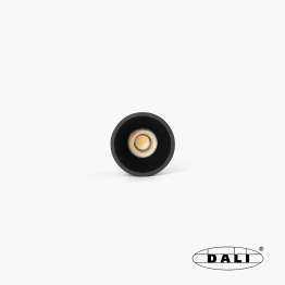 Tulipa Черный встраиваемый потолочный светильник 10Вт 55° 4000K CRI90 DALI