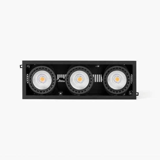 Встраиваемый светильник Colin-3 Mini черный 36-54W 2700K 56гр. — изображение 2
