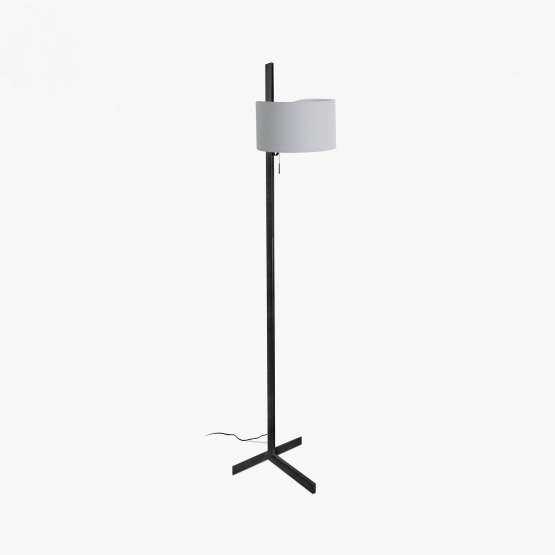 Торшер Stand Up черного и серого цвета E27 20W