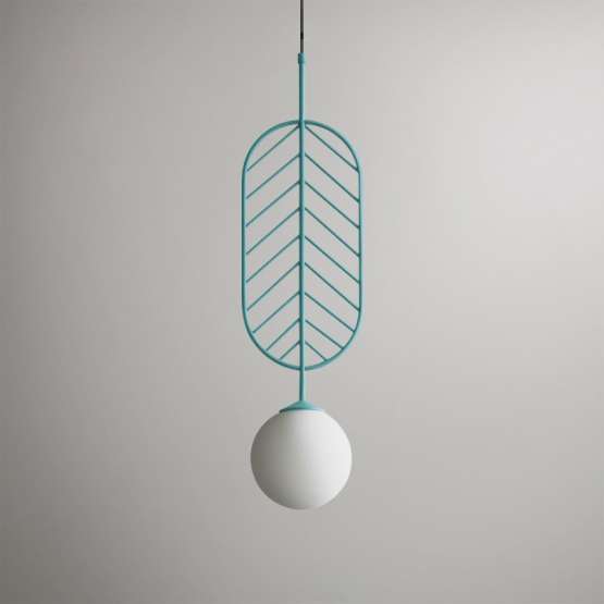 Подвесной Светильник Leaf C Голубой By Imperiumloft