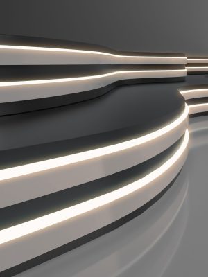 Светодиодный гибкий неон 24 В 10 Вт/м 120 Led/м 2835 IP65, дневной белый
                    4200K, 5м 24V 10W 120Led 2835 IP65