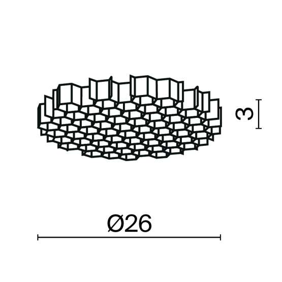 Комплектующие для светильника Technical HoneyComb-D26 — изображение 2
