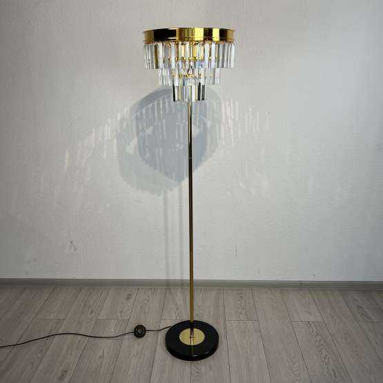 Торшер Rh 1920S Odeon Clear Glass Floor Lamp Gold By Imperiumloft — изображение 3