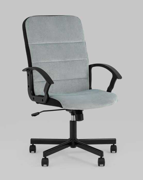 Компьютерное кресло TopChairs ST-TRACER серо-голубой — изображение 2