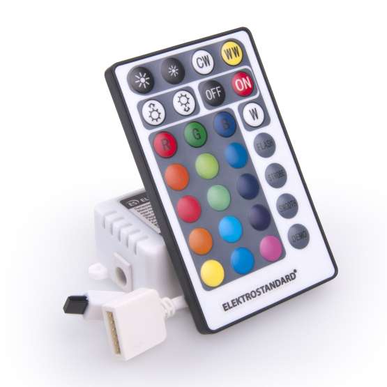 Контроллер для светодиодной ленты RGBWW c ПДУ 5050+2835+2835 90Led 16W IP20
                    LSC 022
