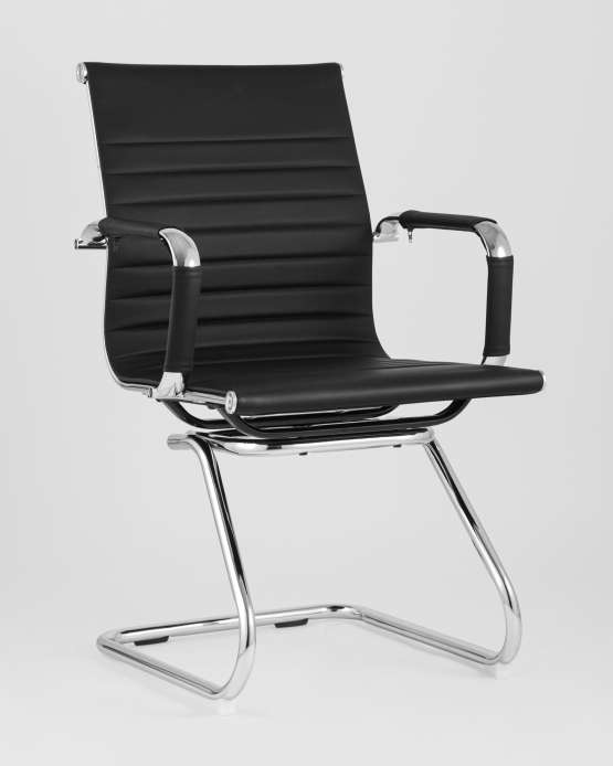 Кресло для посетителей TopChairs Visit черное — изображение 2