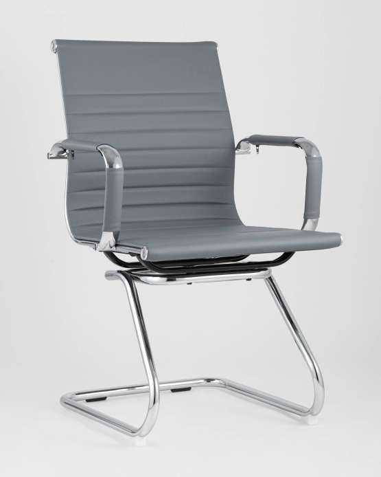 Кресло для посетителей TopChairs Visit серое — изображение 2