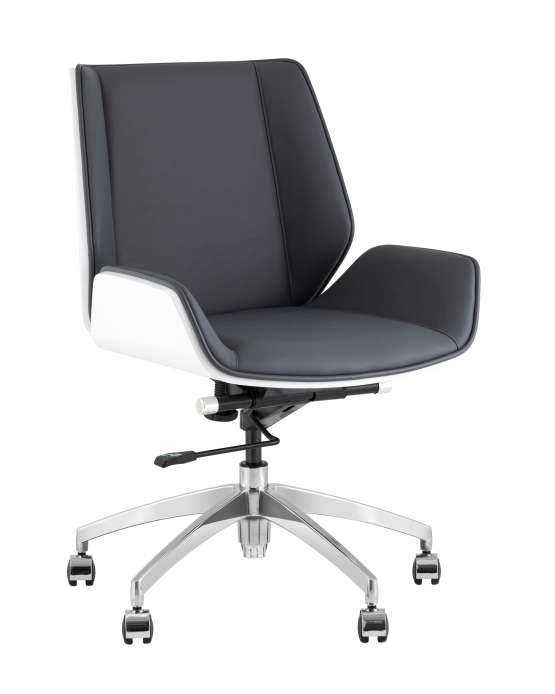 Кресло офисное TopChairs Crown SN серо-голубой