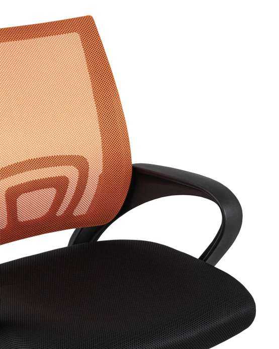 Кресло офисное TopChairs Simple оранжевое — изображение 2