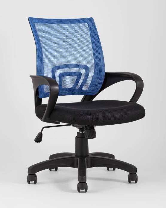 Кресло офисное TopChairs Simple синее — изображение 2