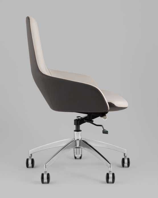 Кресло офисное TopChairs Soulo светло-серый, серый — изображение 2