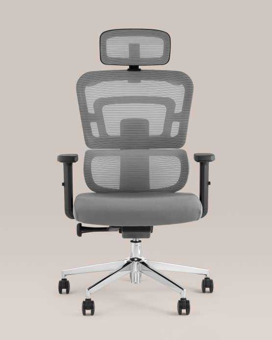 Кресло офисное TopChairs Techno серый — изображение 2