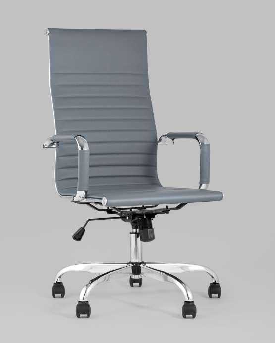 Кресло руководителя TopChairs City серый — изображение 2