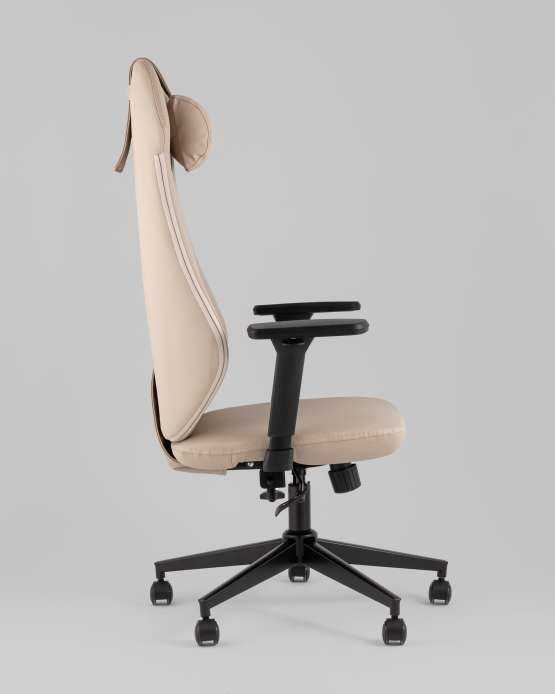 Кресло руководителя TopChairs Trophey бежевый — изображение 2