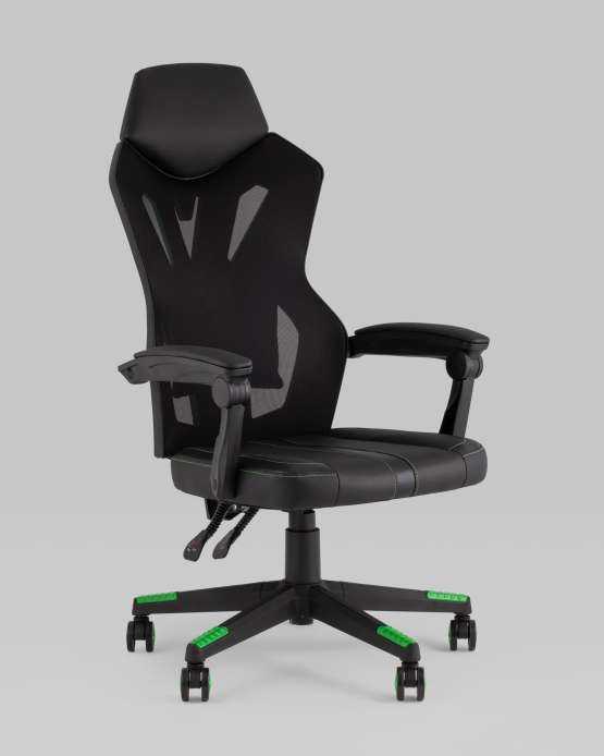 Кресло спортивное TopChairs Айронхайд зеленый — изображение 2