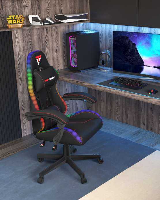 Кресло спортивное TopChairs Druid черный — изображение 2