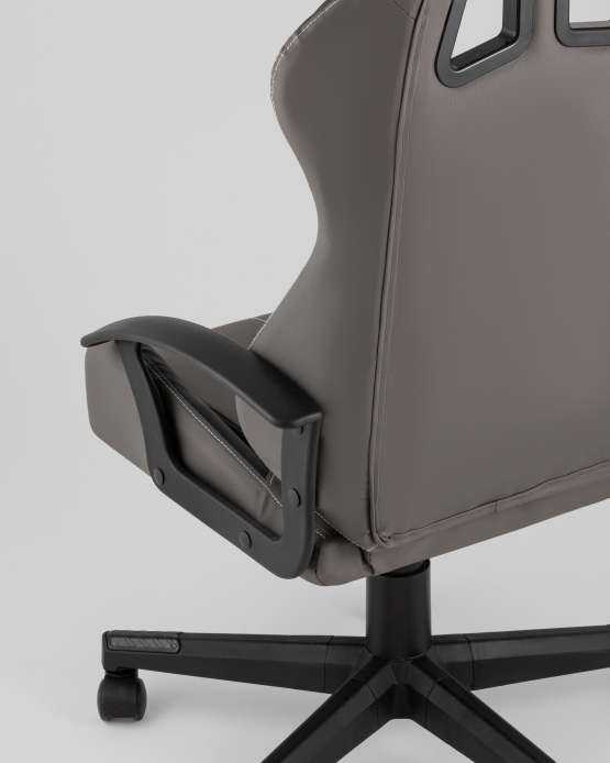 Кресло спортивное TopChairs Wyvern серо-черный — изображение 2