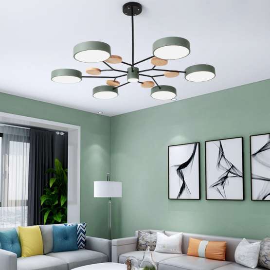 Люстра На Штанге Meade 6 Lamps Grey By Imperiumloft — изображение 3