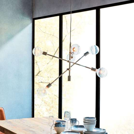 Люстра Mobile Chandelier - Large 6 Хром By Imperiumloft — изображение 2