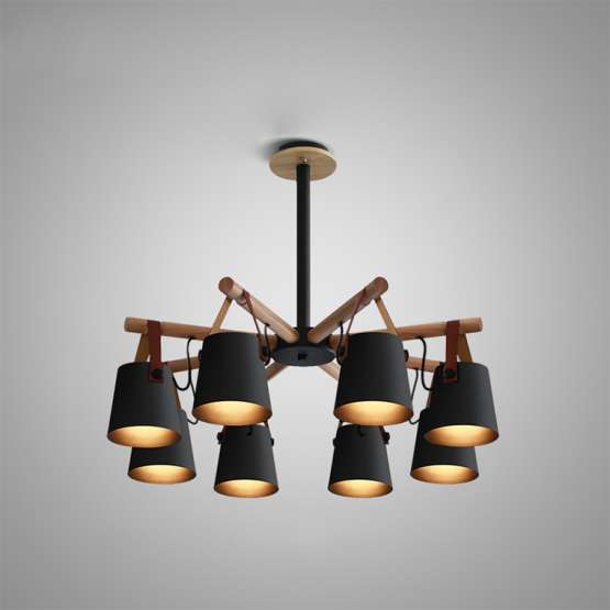 Люстра Потолочная На Штанге Natura C8 Black By Imperiumloft