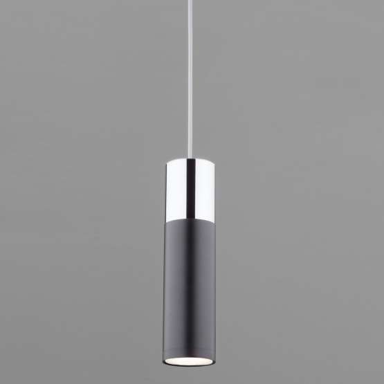 LED светильник подвесной в стиле лофт 50135/1 LED хром/черный