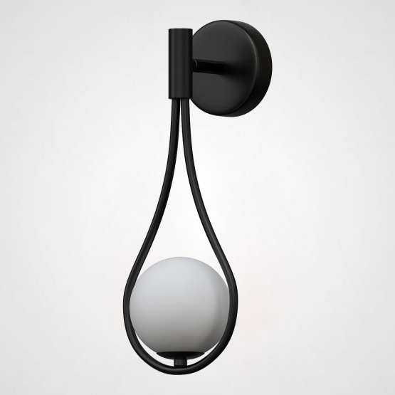 Настенное Бра Hoop Drop Wall Black By Imperiumloft