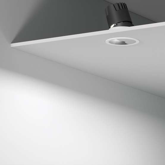 Точечный светодиодный светильник 10W 4000K белый/хром 25090/LED