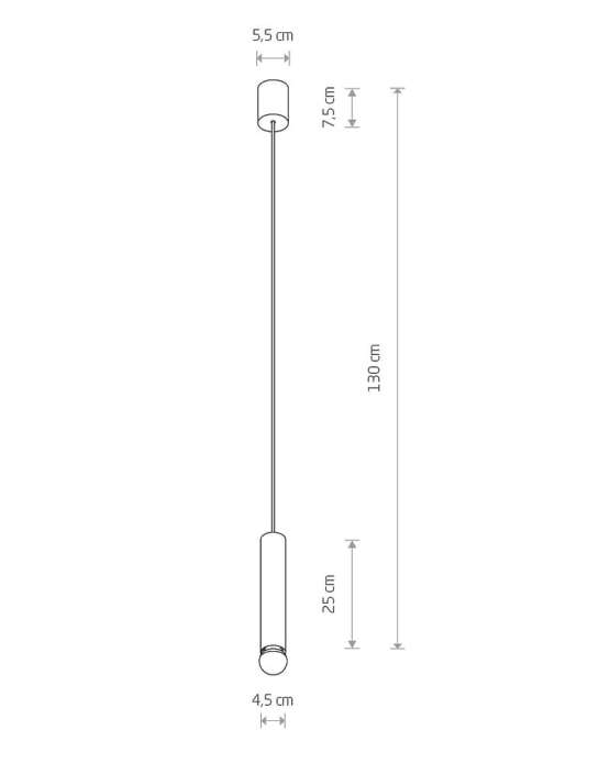 7851 — BATON, люстра / подвесной светильник — изображение 4