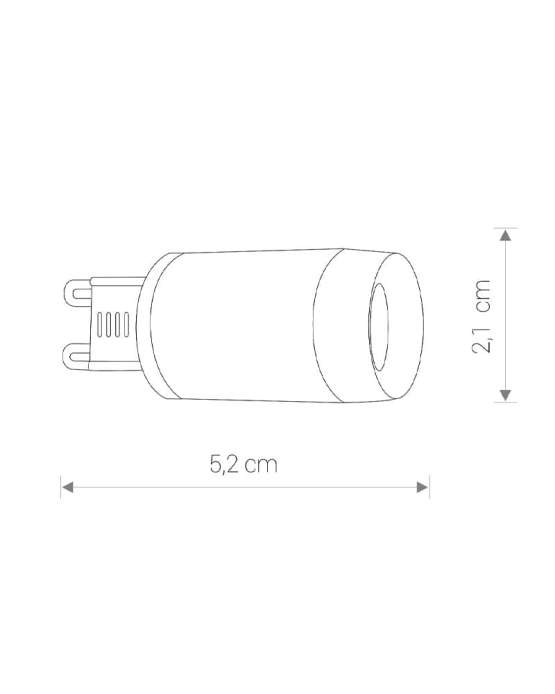 8447 — Bulb g9 led, лампочка — изображение 2