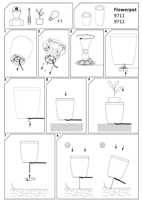 9711 Nowodvorski FLOWERPOT — изображение 5