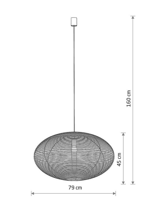 11155 — RATTAN, люстра / подвесной светильник — изображение 10