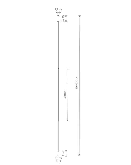 11607 — VERTIC LED, люстра / подвесной светильник — изображение 8